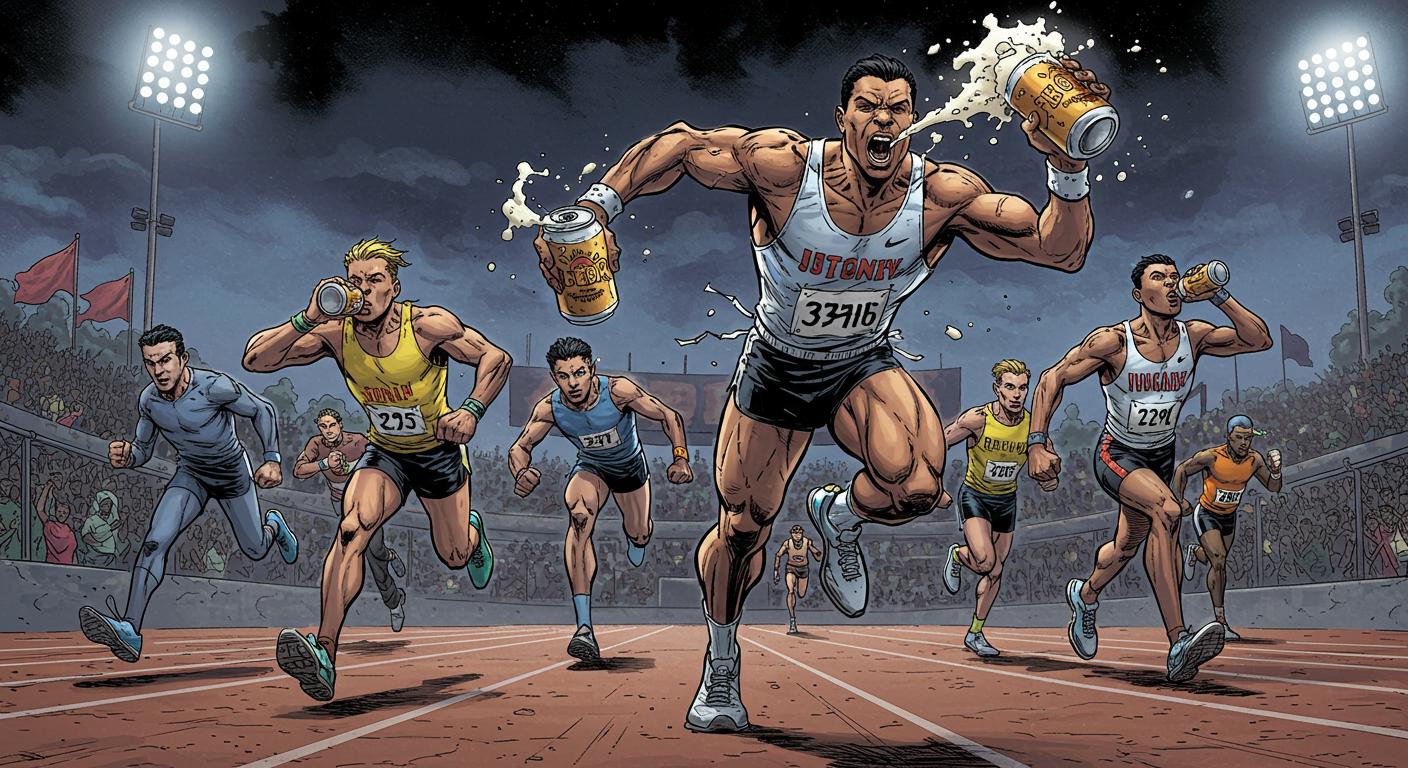 The Undisputed King of Chugging and Running