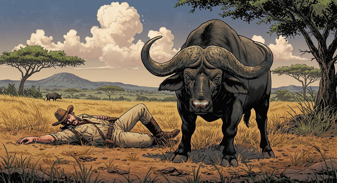 Cape Buffalo Wins Final Standoff with Big Game Hunter